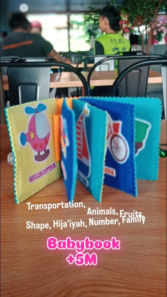 Buku mainan edukasi anak dari bahan flanel